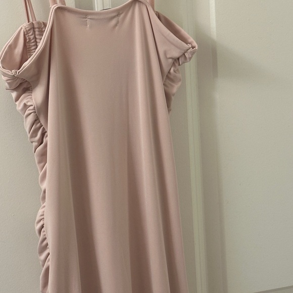 PrettyLittleThing Pink Ruched Dress - Picture 3 of 3